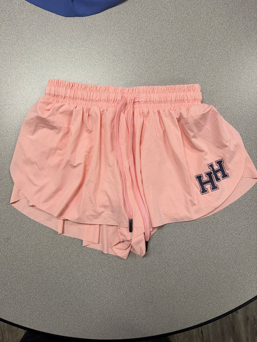 Girls Butterfly shorts, carnation pink, HH stacked