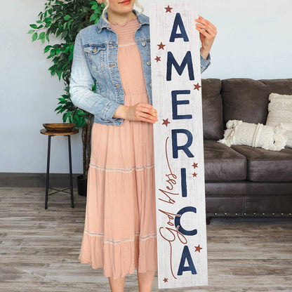 God Bless America - Porch Boards