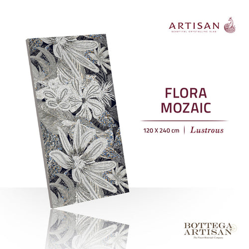 Granit Lamina Slab Artisan Flora Mozaic Lustrous 120X240