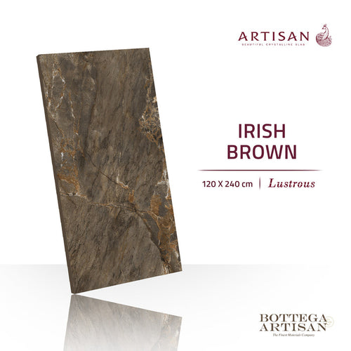 Granit Lamina Slab Artisan Irish Brown Lustrous 120X240