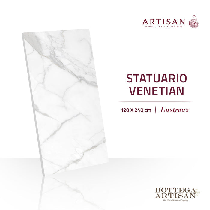 Granit Lamina Slab Artisan Statuario Venetian F-A Lustrous 120X240