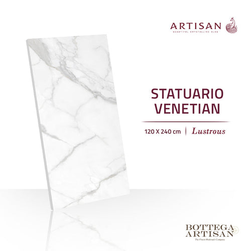 Granit Lamina Slab Artisan Statuario Venetian F-A Lustrous 120X240