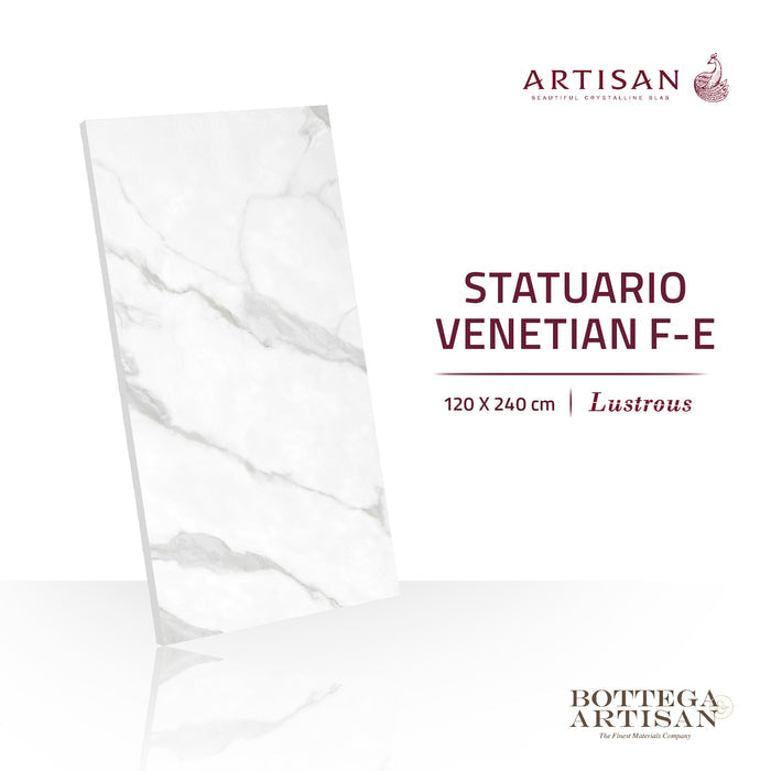 Granit Lamina Slab Artisan Statuario Venetian F-E Lustrous 120X240