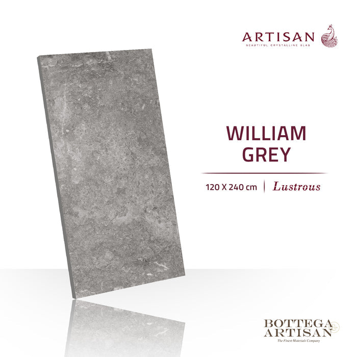 Granit Lamina Slab Artisan William Grey Lustrous 120X240