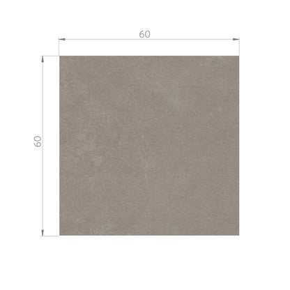 Gres Element Grey Mate 60x60 Rectificado