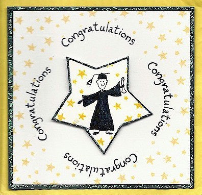 Guy Grad Rubber Stamp 2227D