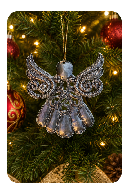 Handmade Haitian Christmas Angel Ornament - Fair Trade