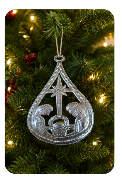 Handmade Haitian Nativity Ornament - Fair Trade