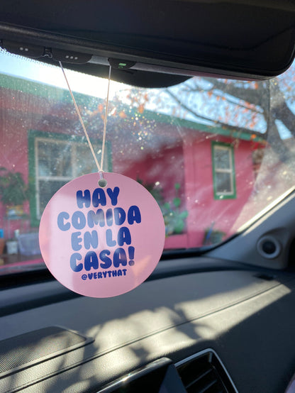 Hay Comida en la Casa Car Charm