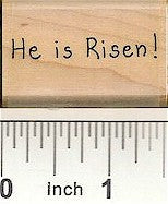 He is Risen Rubber Stamp 2467C