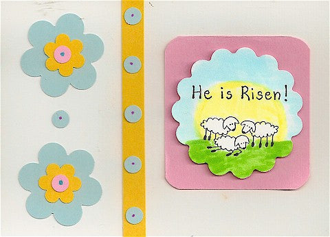 He is Risen Rubber Stamp 2467C