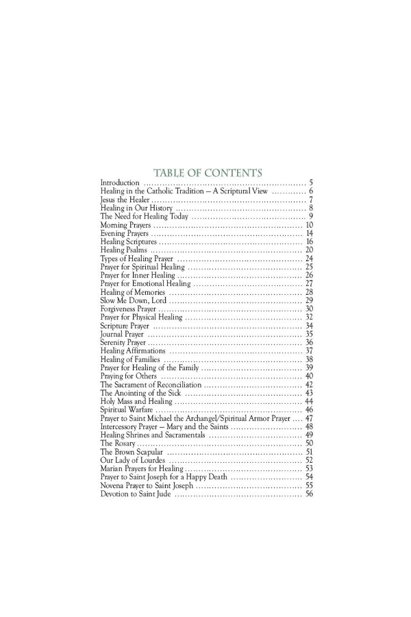 Healing Prayers Book