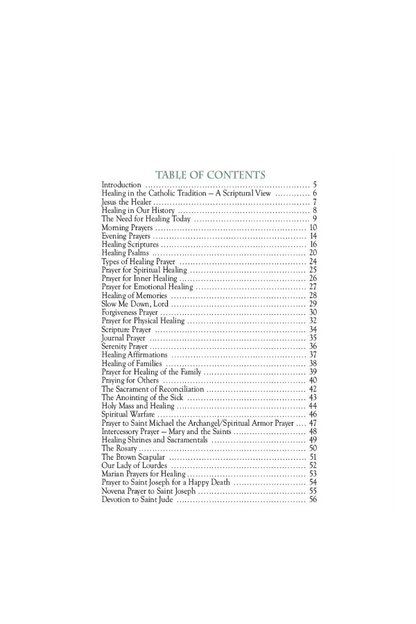 Healing Prayers Book