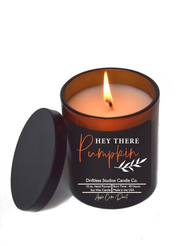 Hey There Pumpkin - Fall Candle - Soy Wax Candles: Frosted Pumpkin