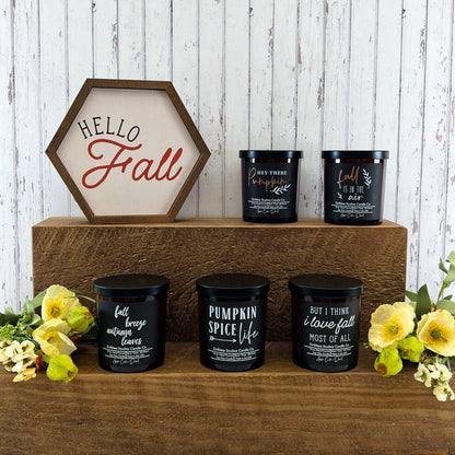 Hey There Pumpkin - Fall Candle - Soy Wax Candles: Frosted Pumpkin