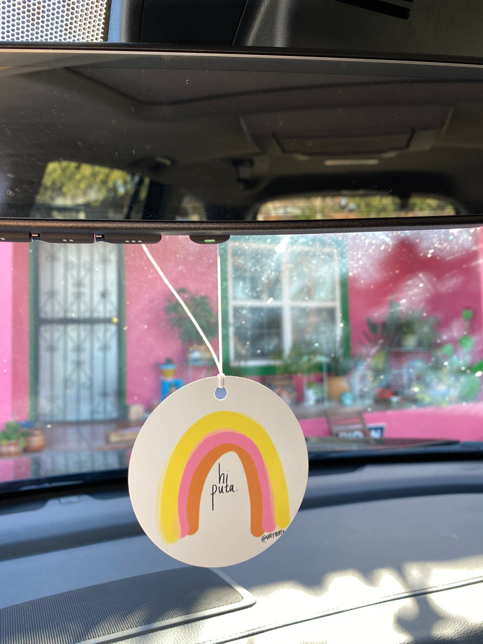Hi Puta Car Charm