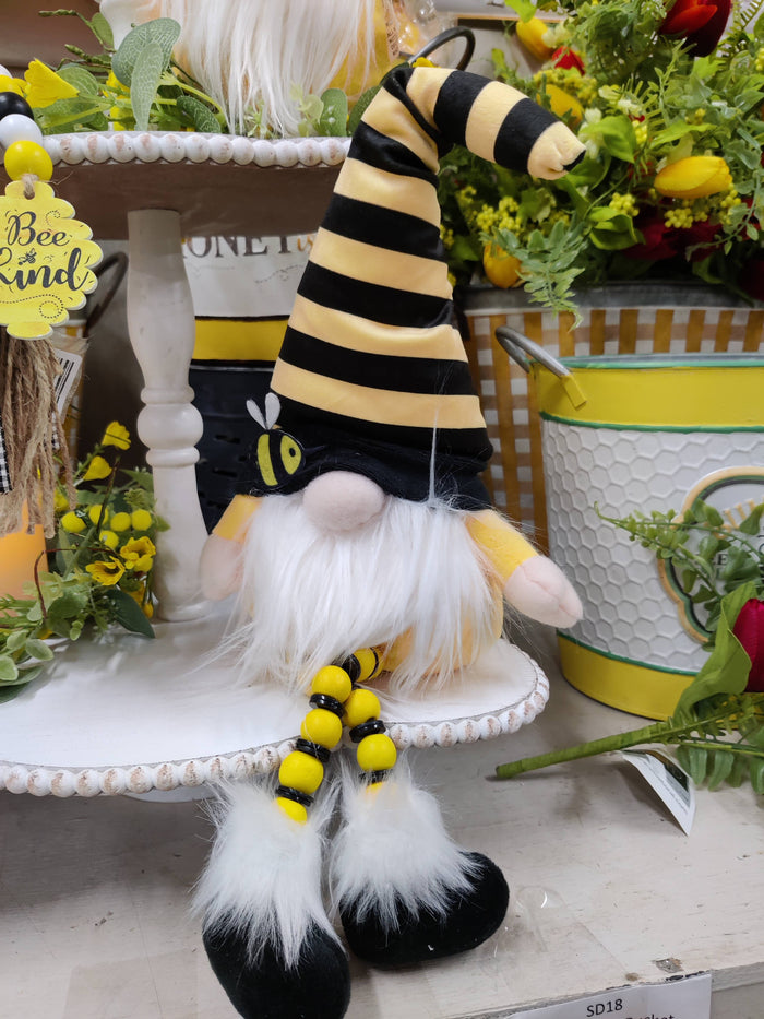 Honey Bee 16in Sitter with Beaded Legs