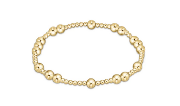 Hope Unwritten 5mm Bead Bracelet Gold