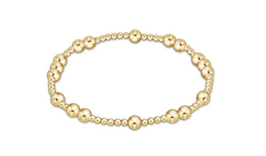 Hope Unwritten 5mm Bead Bracelet Gold