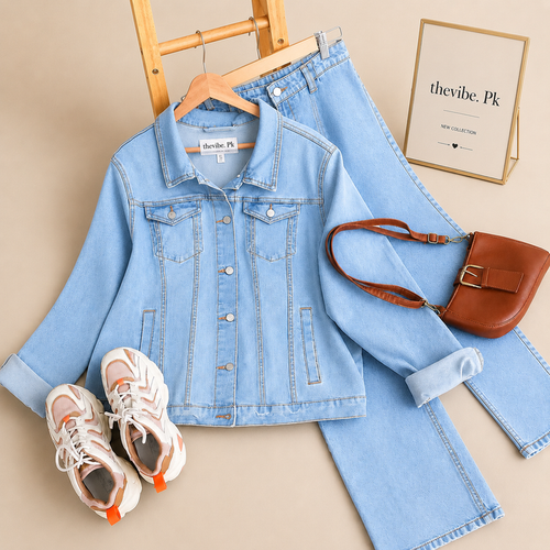 ICE BLUE DENIM TRACKSUIT