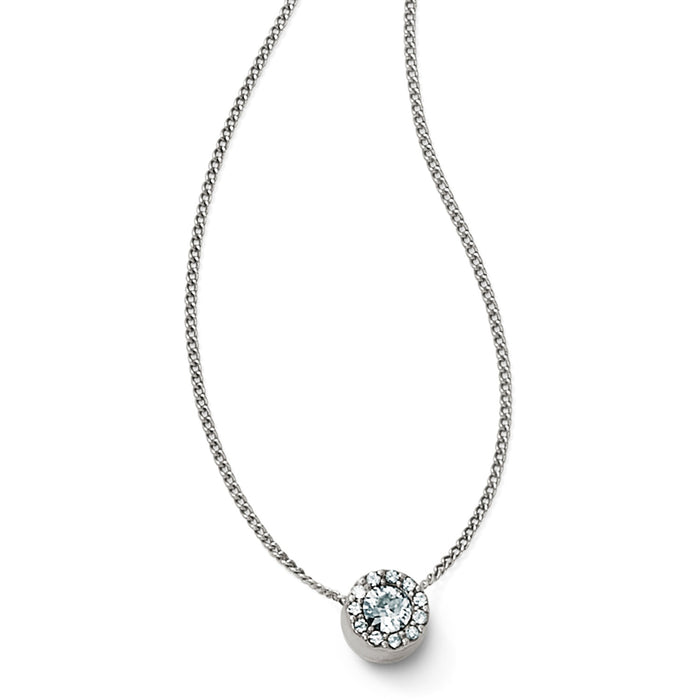 Illumina Solitaire Necklace SILVER