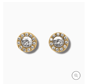 Illumina Solitaire Post Earrings Gold