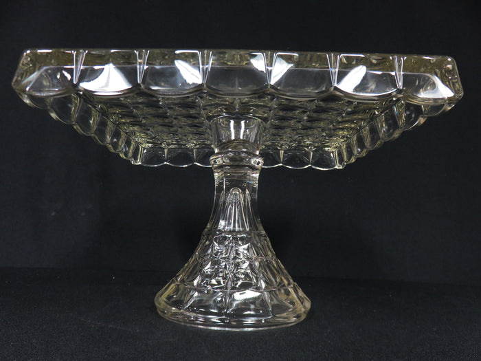 Indiana Glass Square Cake Stand
