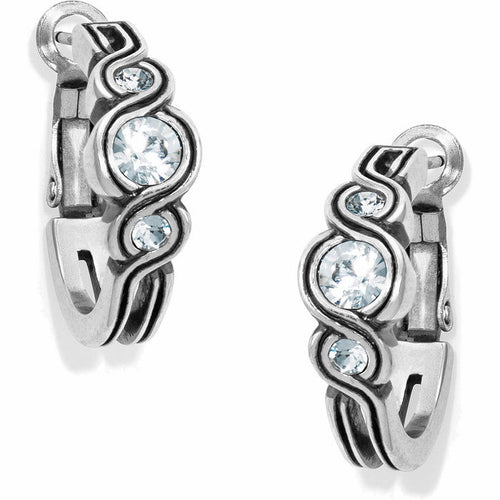 Infinity Sparkle  Hoop Earrings