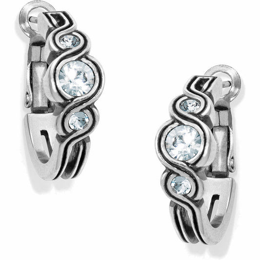Infinity Sparkle  Hoop Earrings