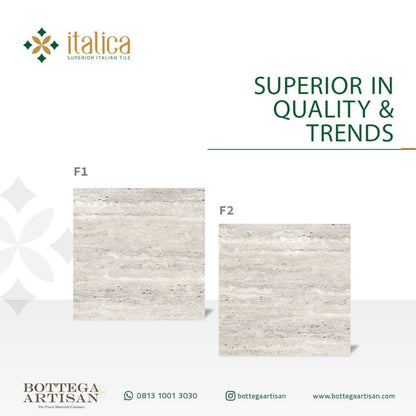 Italica Granite Tile Tepic Silver Glossy 60x60