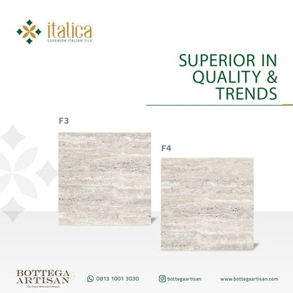 Italica Granite Tile Tepic Silver Glossy 60x60