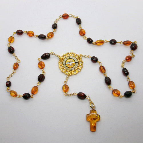 Kelly's Medium Amber Holy Spirit Prayer Beads