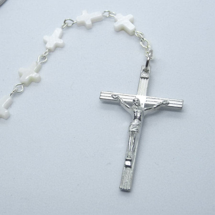 Kelly's Mother-of-Pearl Cross Cameo Chaplet