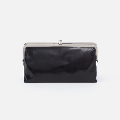 Lauren Clutch Leather Wallet Black