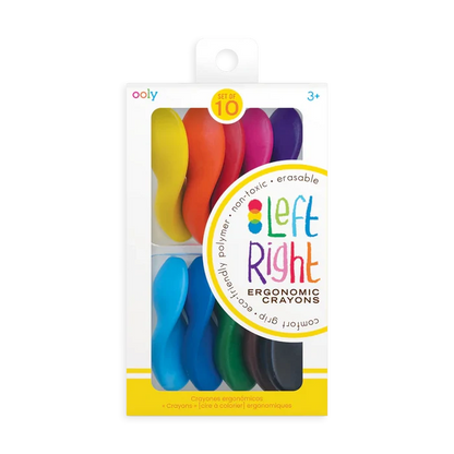 Left Right Crayons