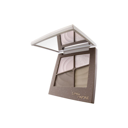 Little Ondine Modeling Highlight & Contouring Powder Palette 02 Cool Light Transparent Powder