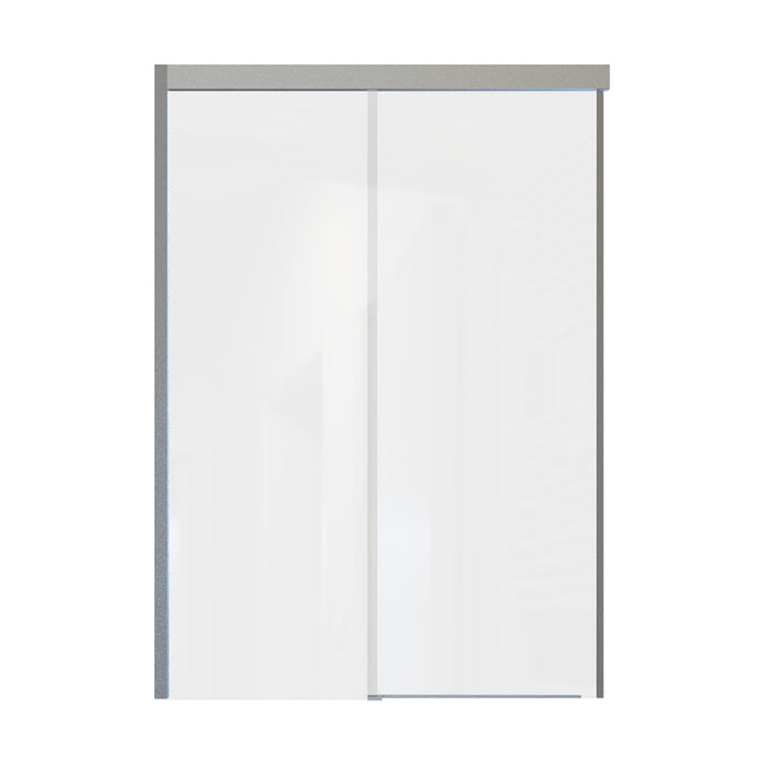 Mampara Corredera Ajustable ±1 cm 120X185 cm Cromo