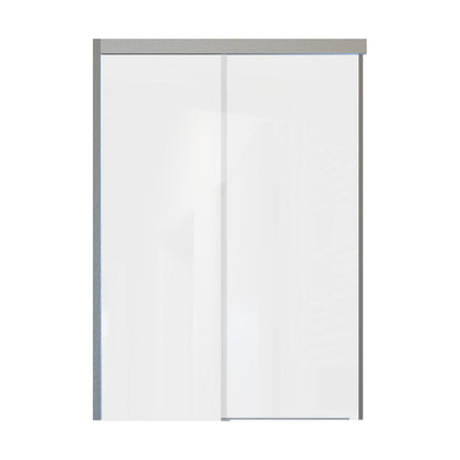 Mampara Corredera Ajustable ±1 cm 120X185 cm Cromo