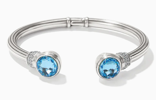 Meridian Aurora Petite Hinge Bangle- Aqua