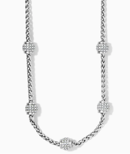 Meridian Petite Short Necklace Silver