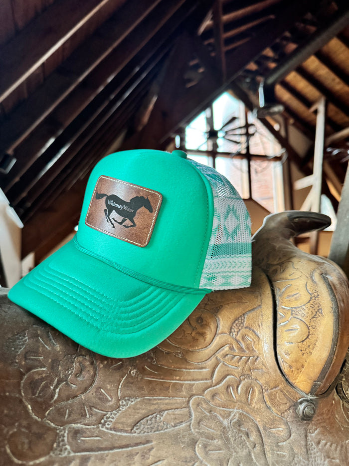 Mint & Aztec WhinneyWear Patch Hat