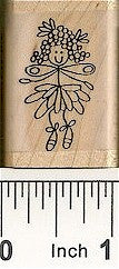 Mistletoe Fairy Rubber Stamp 2416D