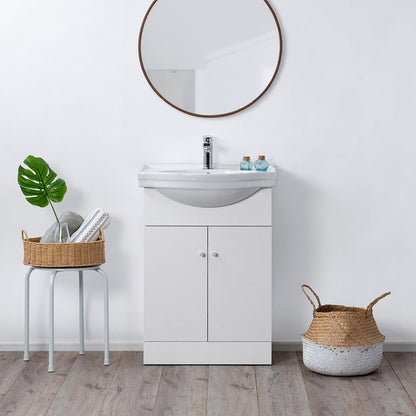 Mueble Vanitorio Marie Blanco + Cubierta 50x43x30 cm