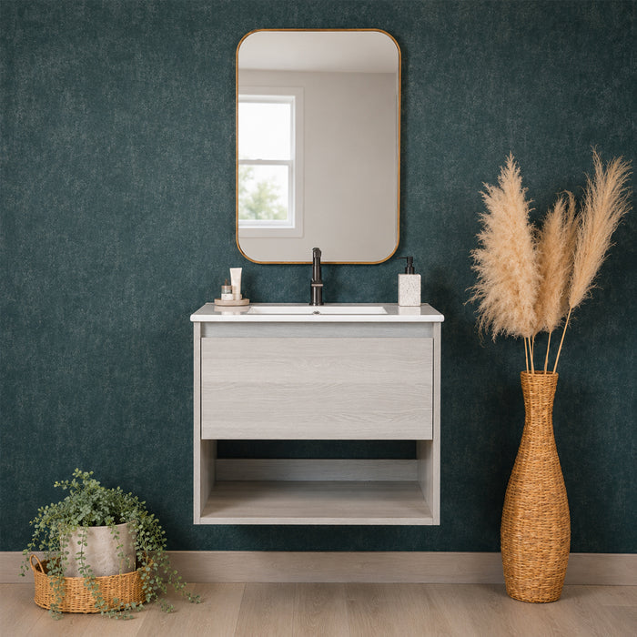 Mueble Vanitorio Zoé Albayalde + Cubierta 60x46x50 cm