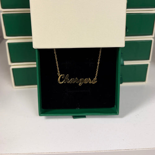Necklace, Chargers 18k gold plated