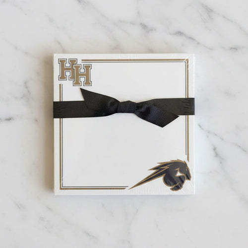 Notepad Luxe HH and horse logo