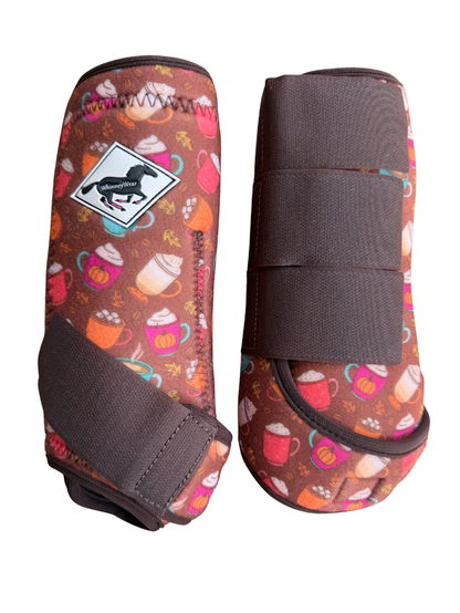 November Limited Edition Print: Sweater Weather Sips Protective Sport Boots