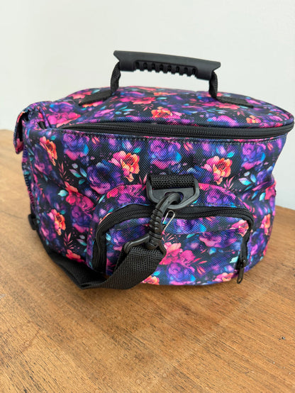 Patterned Helmet Bag – Midnight Bloom Equestrian Helmet Bag | WhinneyWear