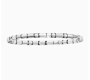 Pebble Oval Hoop Earrings