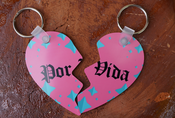 Por Vida Keychain Set